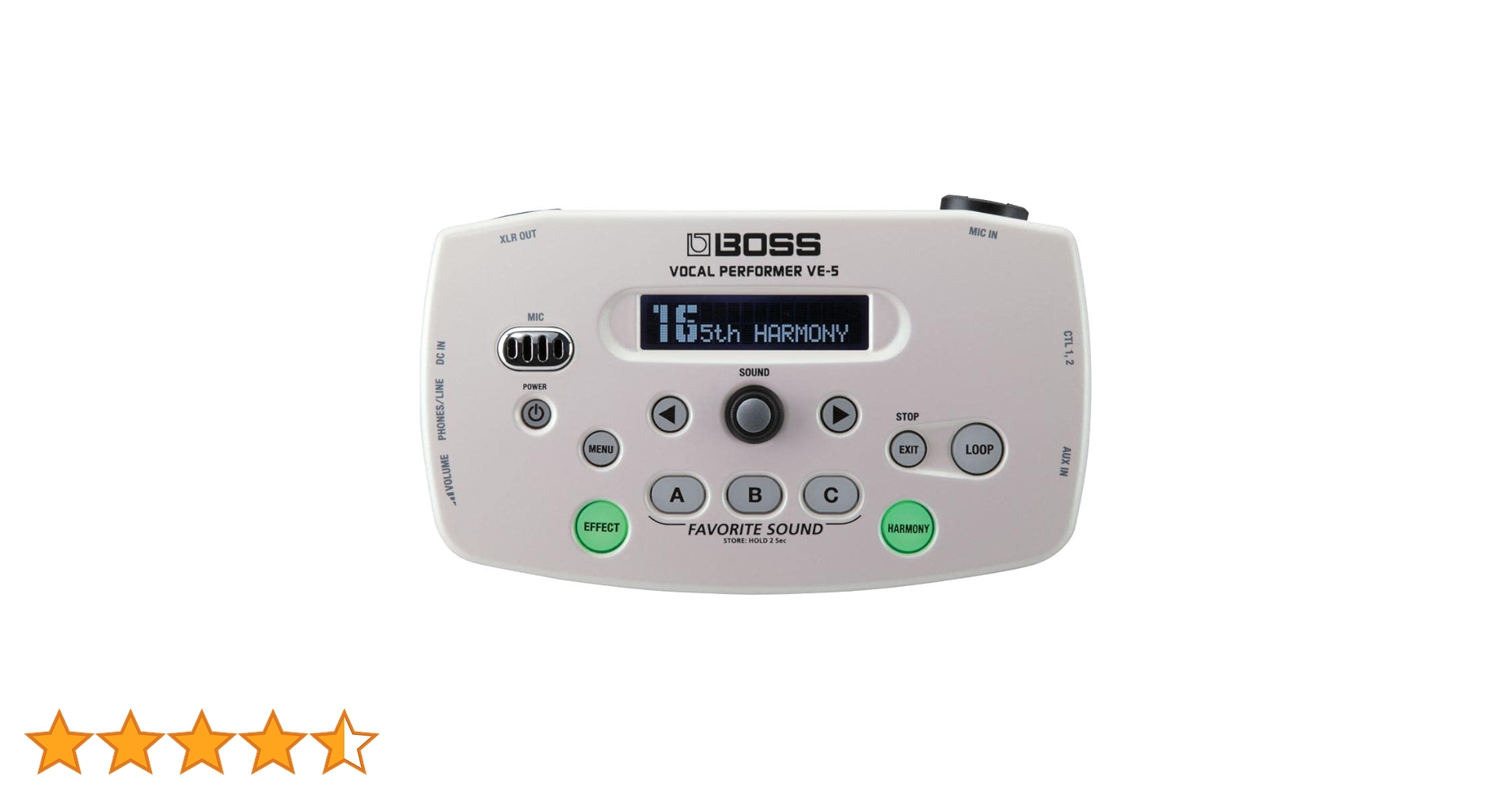 Amazon | BOSS(ボス) Vocal Performer VE-5-WH | エフェクター